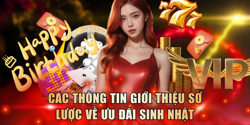 Các thông tin giới thiệu sơ lược về ưu đãi sinh nhật