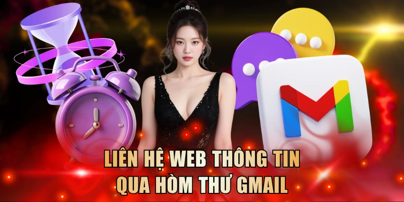 Liên hệ web thông tin qua hòm thư Gmail