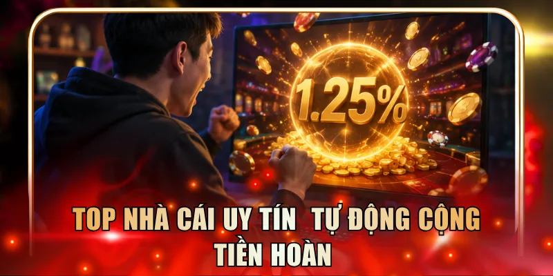 Top nhà cái uy tín tự động cộng tiền hoàn 